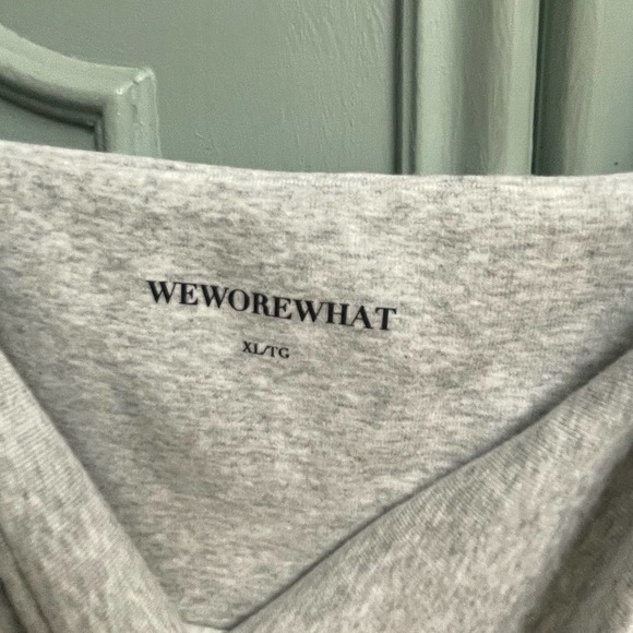 WeWoreWhat Corset Bodysuit Revolve NWT Gray Black Size XL $88 Retail - Picture 4 of 8